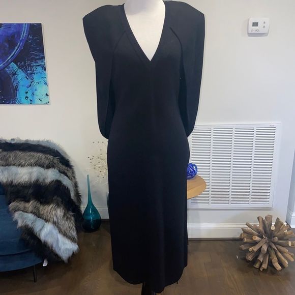 Givenchy Fitted Cape Dress - Picture 4 of 10